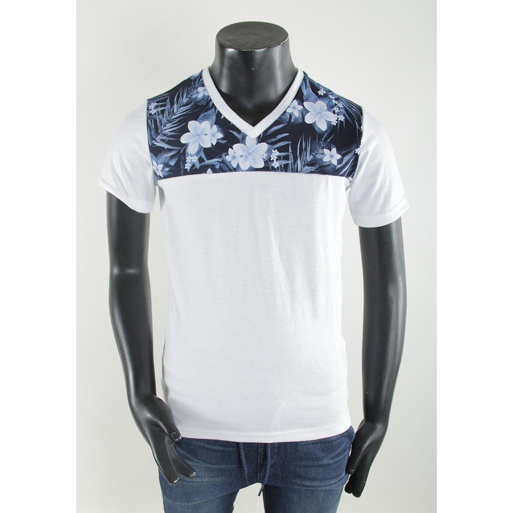 PAQUETE DE 8 PRENDAS PLAYERA NIÑO ML CUELLO V BLANCO 002