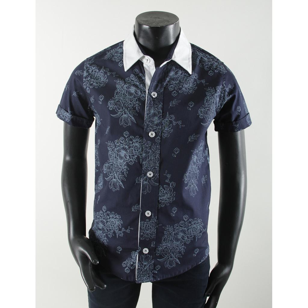 PAQUETE DE 8 PRENDAS CAMISA NIÑO MC MARINO 805