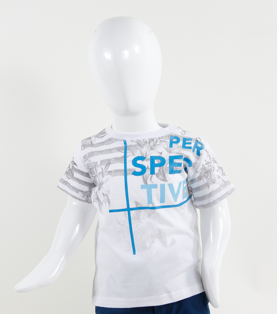 PAQUETE DE 6 PRENDAS PLAYERA BEBE REDONDO MC BLANCO 002